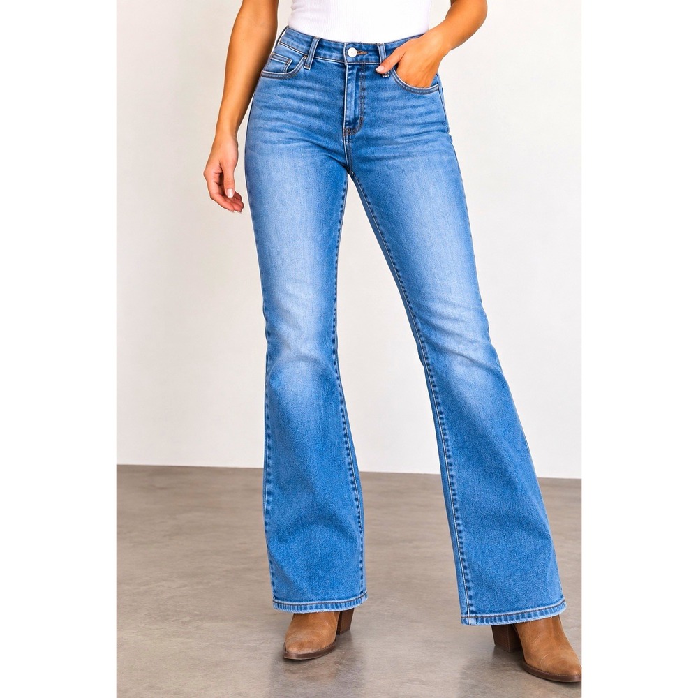 Judy Blue JB82547MD Bootcut Jeans Women's 11/30 Medium Wash Stretch